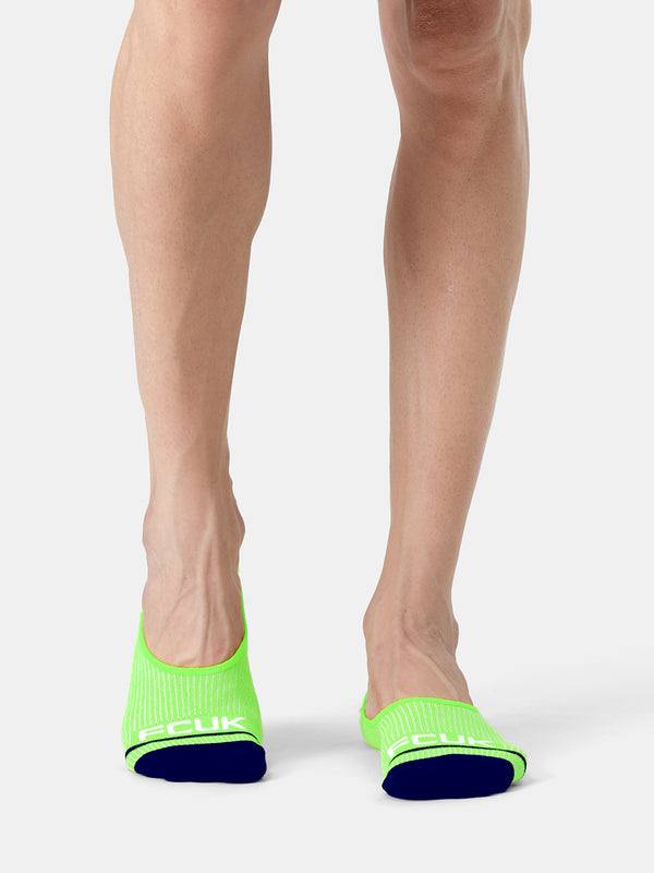 FCUK Kenley Men's No Show Socks-Pack of 2
