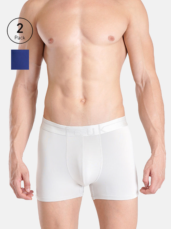 FCUK FLO Mersey,Men's Solid Trunks Pack of 2