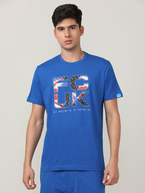 FCUK Play Barnhill, Men's Crew neck Graphic T-Shirt