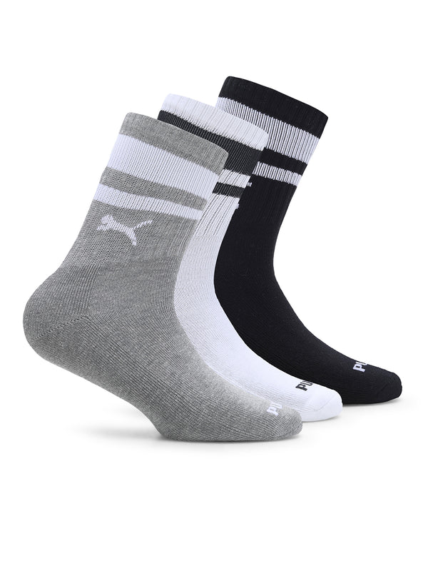 Heritage Striped Unisex Short Crew Socks Pack of 3
