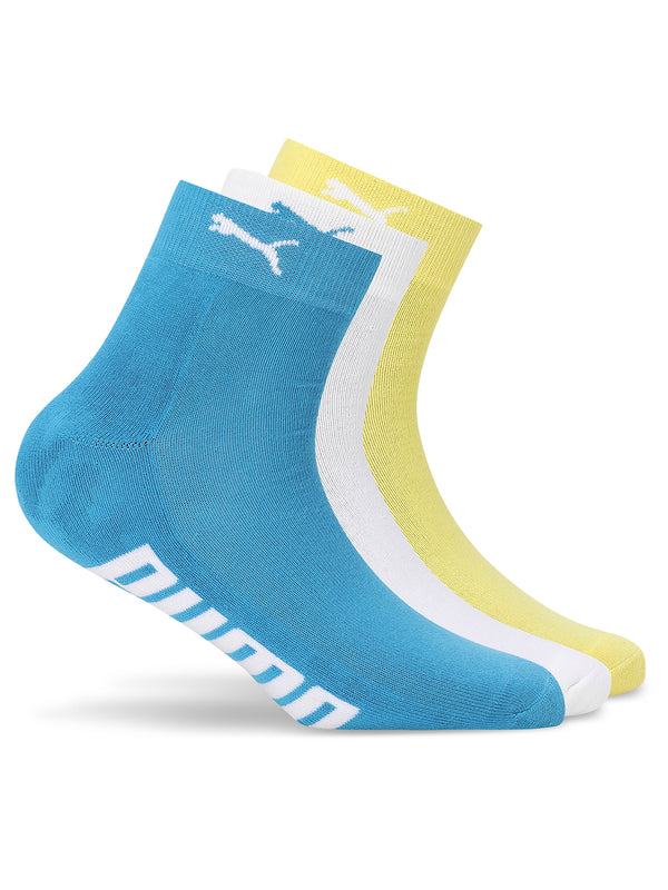 Half Terry Ankle-Length Unisex Socks Pack of 3